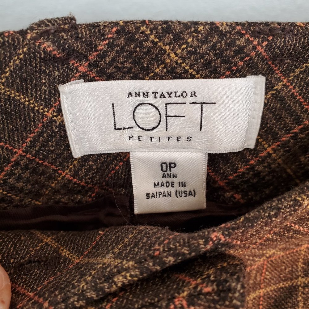 Ann Taylor Loft plaid pants - Picture 4 of 8